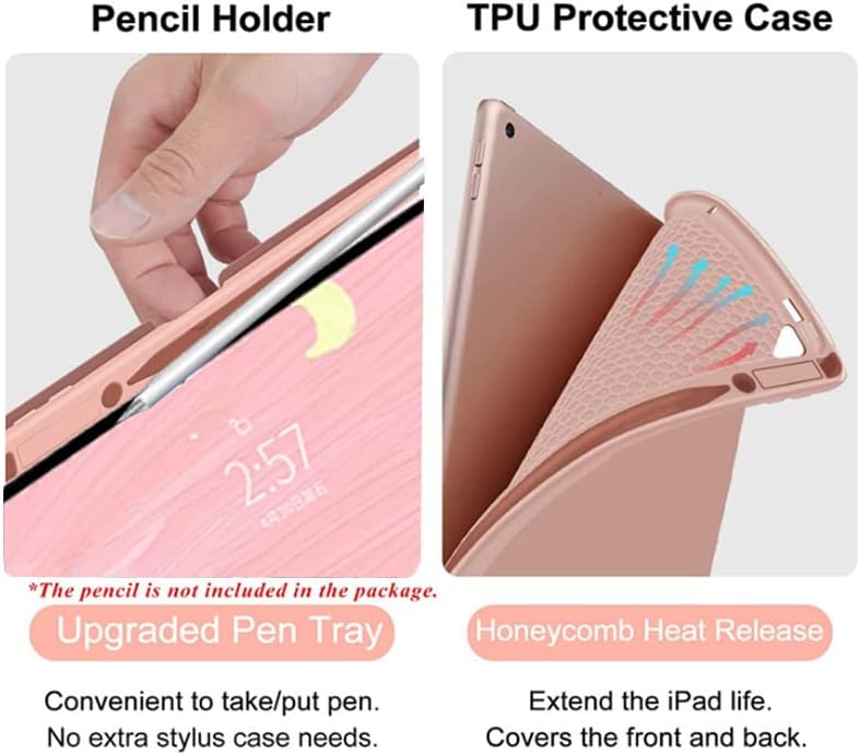 Backlit Keyboard Case for Galaxy Tab S6 10.5" 2019 (Model SM-T860/T865/T867), [Supports S Pen Charging] Slim Lightweight Stand Cover with Magnetically Detachable Bluetooth Keyboard, DrakGreen