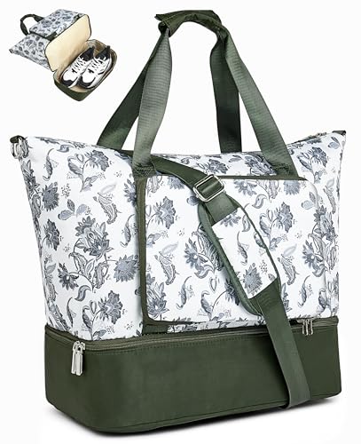 UNIQUEBELLA Reisetasche Damen Sporttasche Groß, Faltbare Handgepäck...