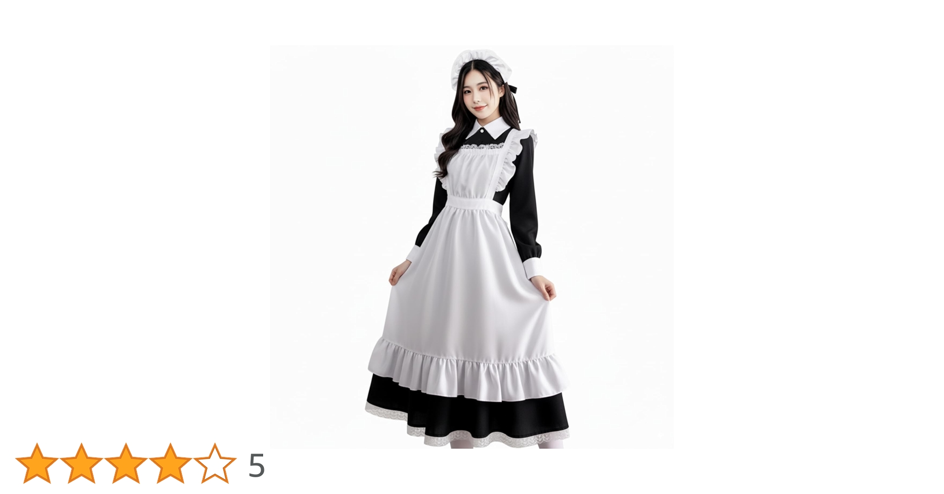 pharfaite 新作 レースリミテーション モノトーン コスプレ メイド服 メイド服 コスプレ セクシーランジェリー スカート バレンタイン