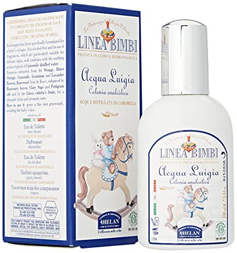 Helan, Linea Bimbi Bio, Colonia Bebé y Niño, Agua de Colonia Spray para Niños - sin Alchol, con Acción Calmante - Colonia Niño con Manzanilla y Fragancia Cítrica - Perfume Bebé - 100 ml