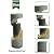 Bumilgar 35.4" Spiral Water Fountain Indoor Modern Garden Waterfall Outdoor Floor Standing Fountain with Led Lights and Light Strip for Home Art Decor,Backyard,Patio,Pool,Deck,Backyard,Porch,Office