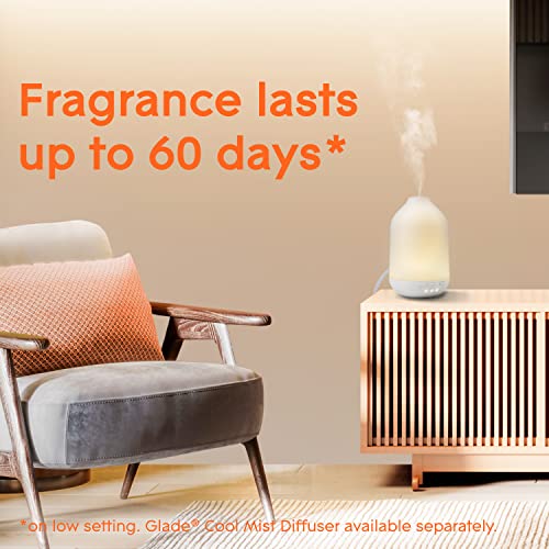 Glade Aromatherapy Essential Oil Diffuser Refill, Cool Mist Aromatherapy Diffuser & Air Freshener for Home, Pure Happiness with Orange & Neroli Scent, 17.4 ml - Image 6