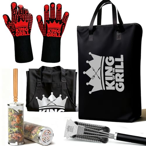 Set de 5 piezas para parrilla con accesorios BBQ miniatura 1