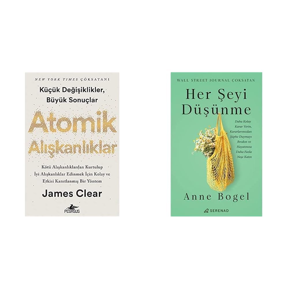 Atomik Alışkanlıklar Her Şeyi Düşünme -2 Kitap Set
