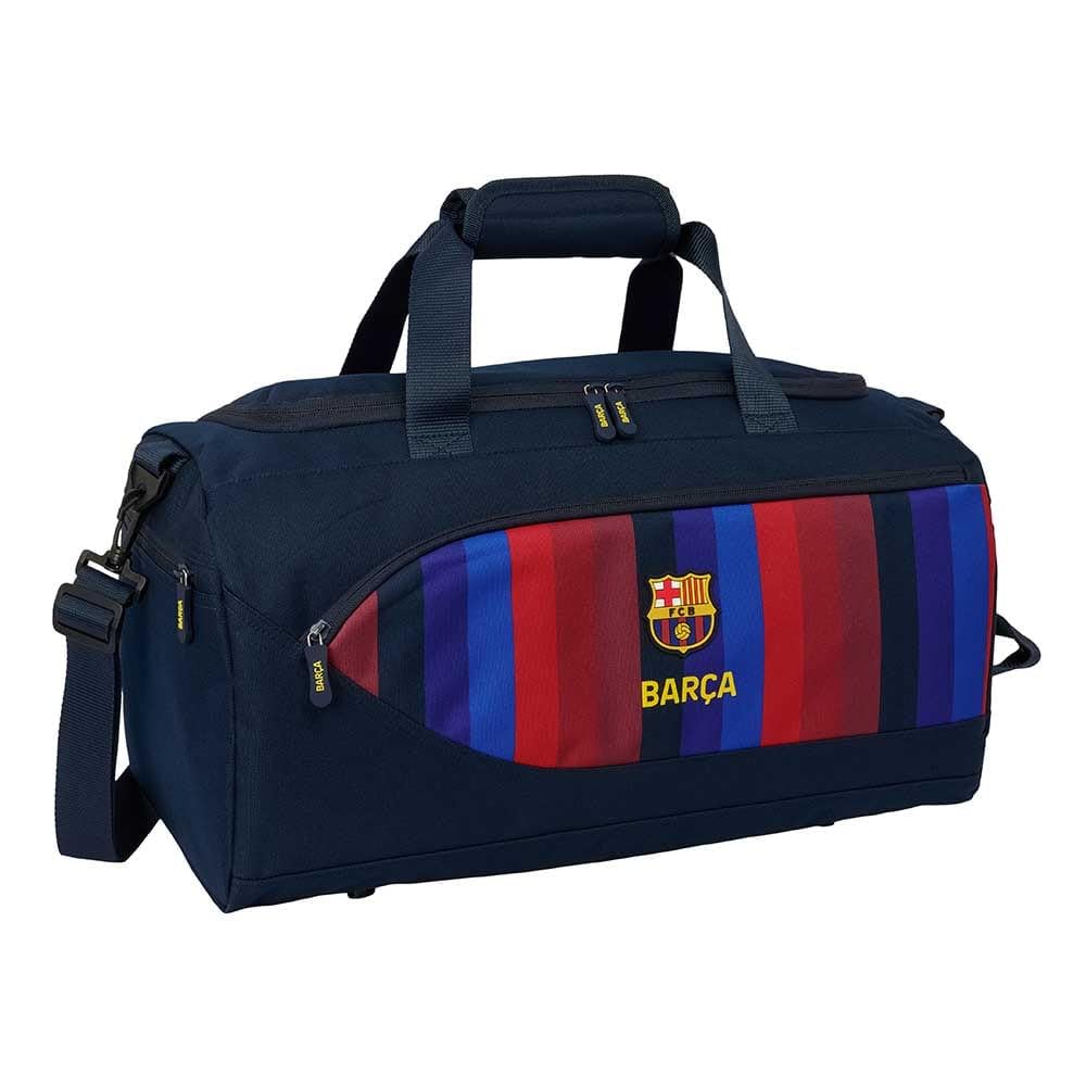 SAFTA | Saco Deportivo FC Barcelona 1ª Equipación 26/27, Bandolera Ajustable y Extraíble, Bolsillo Frontal y Laterales con Cremallera, Medidas 50x25x25 cm