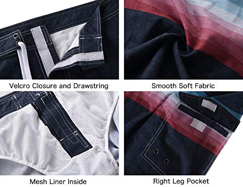 Image of Nonwe Men's Sportwear Quick Dry Board Shorts with Lining