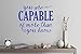 Produktbild Wandaufkleber Wall Sticker quotes 24"x19" You Are Capable Of More Than You Know Wall Decal Sticker Art Mural Home Decor Quote