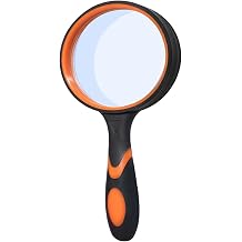 Wapodeai Magnifying Glasses, 10X Magnifying Glass for Seniors & Kids