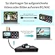 King Ma 3inch Video Grabber, 1080P 30FPS VHS Videorecorder Digitalisieren Capture von RCA, VCR, DVD, VHS Tapes, Hi8, Camcorders, Gaming-TF/SD/USB Storsage (AV)