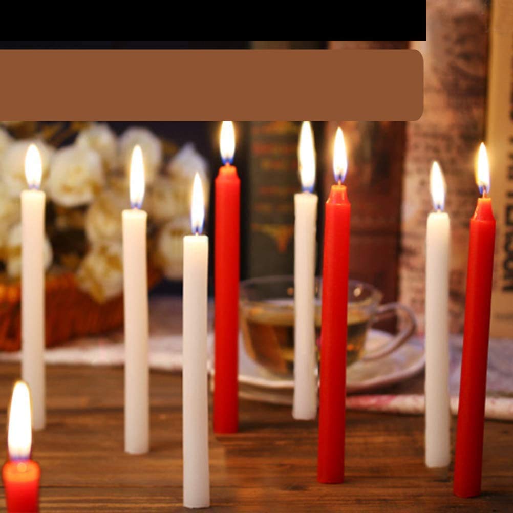 JYJLLM Longues Bougies élégantes Pour Hanoukka Et Bougies Coniques