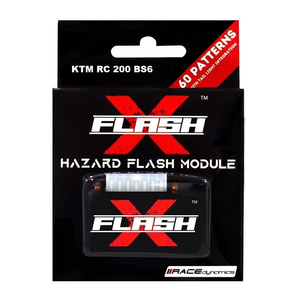 FlashX Hazard Flash Module 60 Pattern, Blinker/Flasher for KTM RC 200, (BS6)