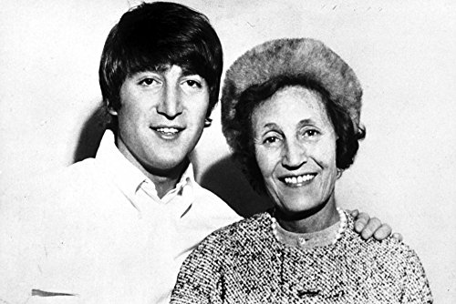 John Lennon and Mimi Smith Photo Print (30 x 24) - Les Beatles, Paul McCartney, John Lennon, RIngo Starr, George Harrison John Lennon and Mimi Smith Photo Print (30 x 24)