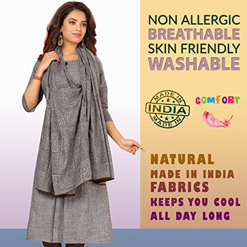 Image of CEE 18 Women's Cotton A-Line Calf Long Maternity Wear