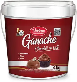 Ganache Sabor Chocolate Ao Leite 4Kg Vabene