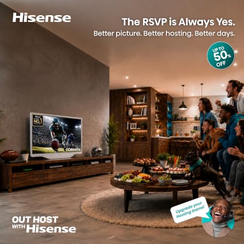 Hisense 32-Inch S5 DécoTV Series Hi-QLED FHD Smart Fire TV (32S5QF) - Versatile Fit, Hi-QLED Color, Art-Inspired Design, Fluid Central Stand, DTS Virtual: X, Stream Live TV Without Cable - image 2