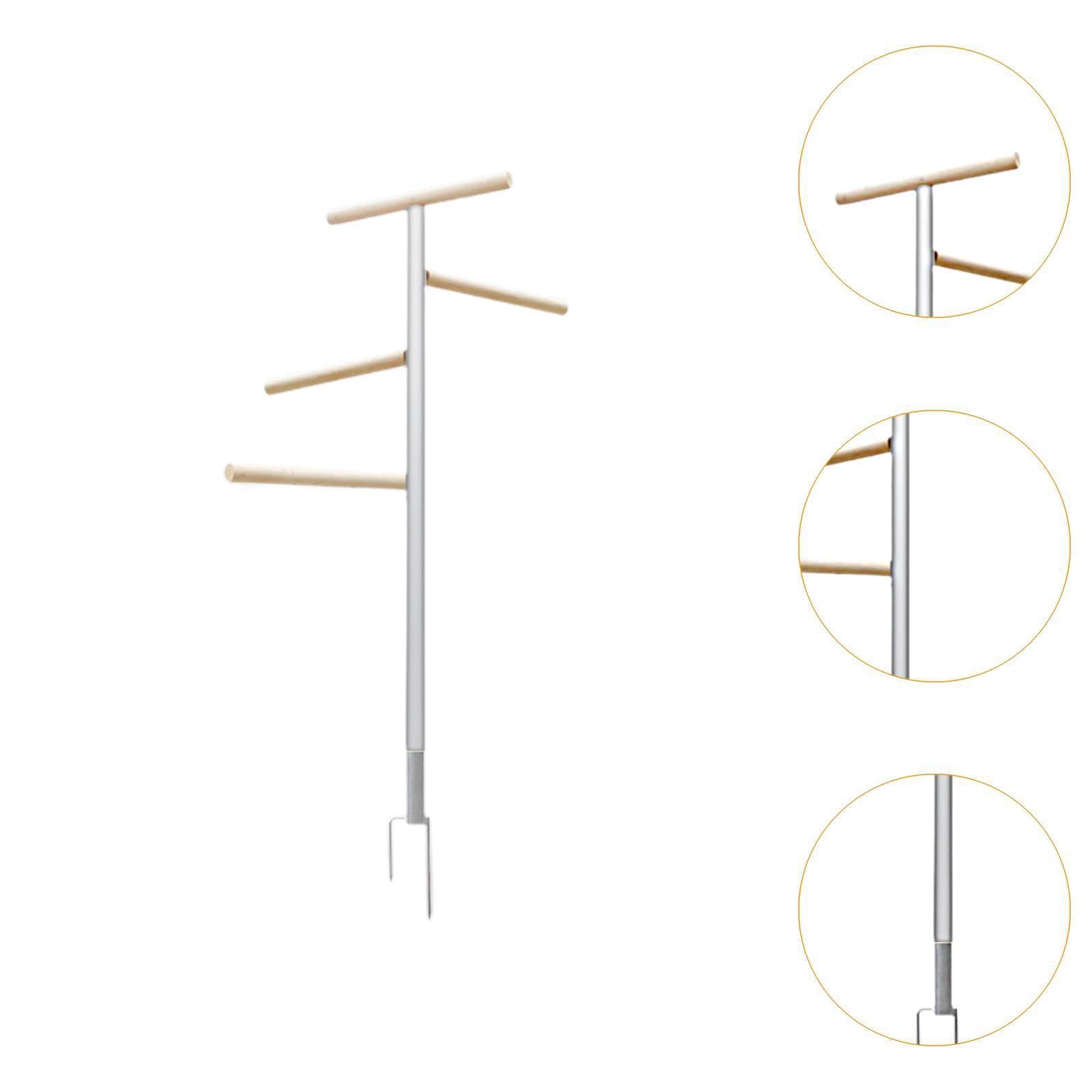 Juguetes de Percha para Pollos Extra Grandes, gallineros, Percha de pie, Soporte de para Madera para Pollitos, para Entrenamiento de Aves, Perchas para Loros, Barra de