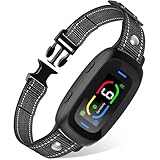Pawist Collier Anti-Aboiement Chien Intelligent, Rechargeable Collier d'entraînement de C...
