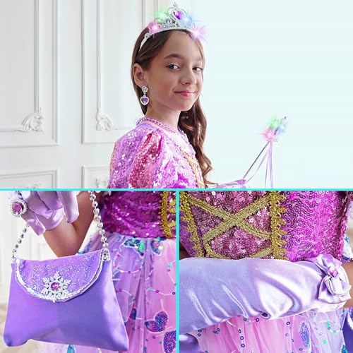Disfraz de Princesa de Nieve para Niñas de 5-6 años miniatura 6