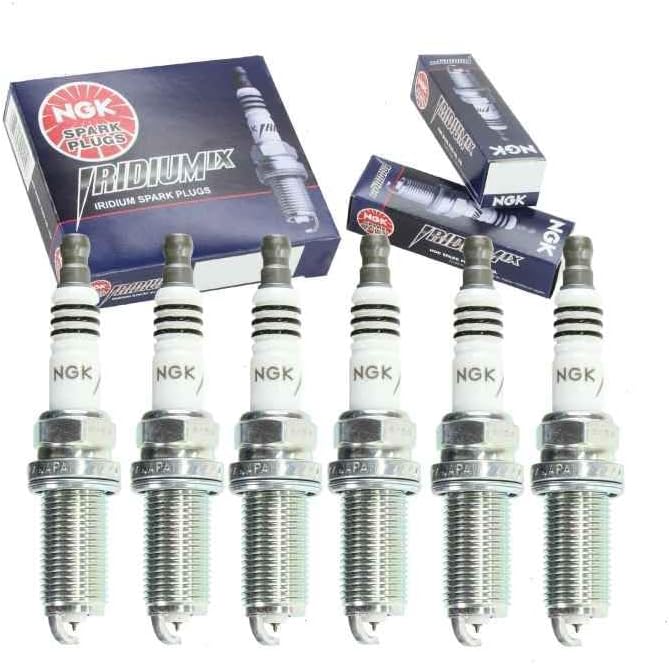 SYKRSS Iridium Platinum Spark Plugs 6 Pack - Fits VW Passat, Atlas, Touareg & Audi Q7 3.6L V6 (2006-2019)