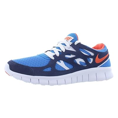 Nike mens Free Run 2 Shoes, Light Photo Blue/Orange, 9