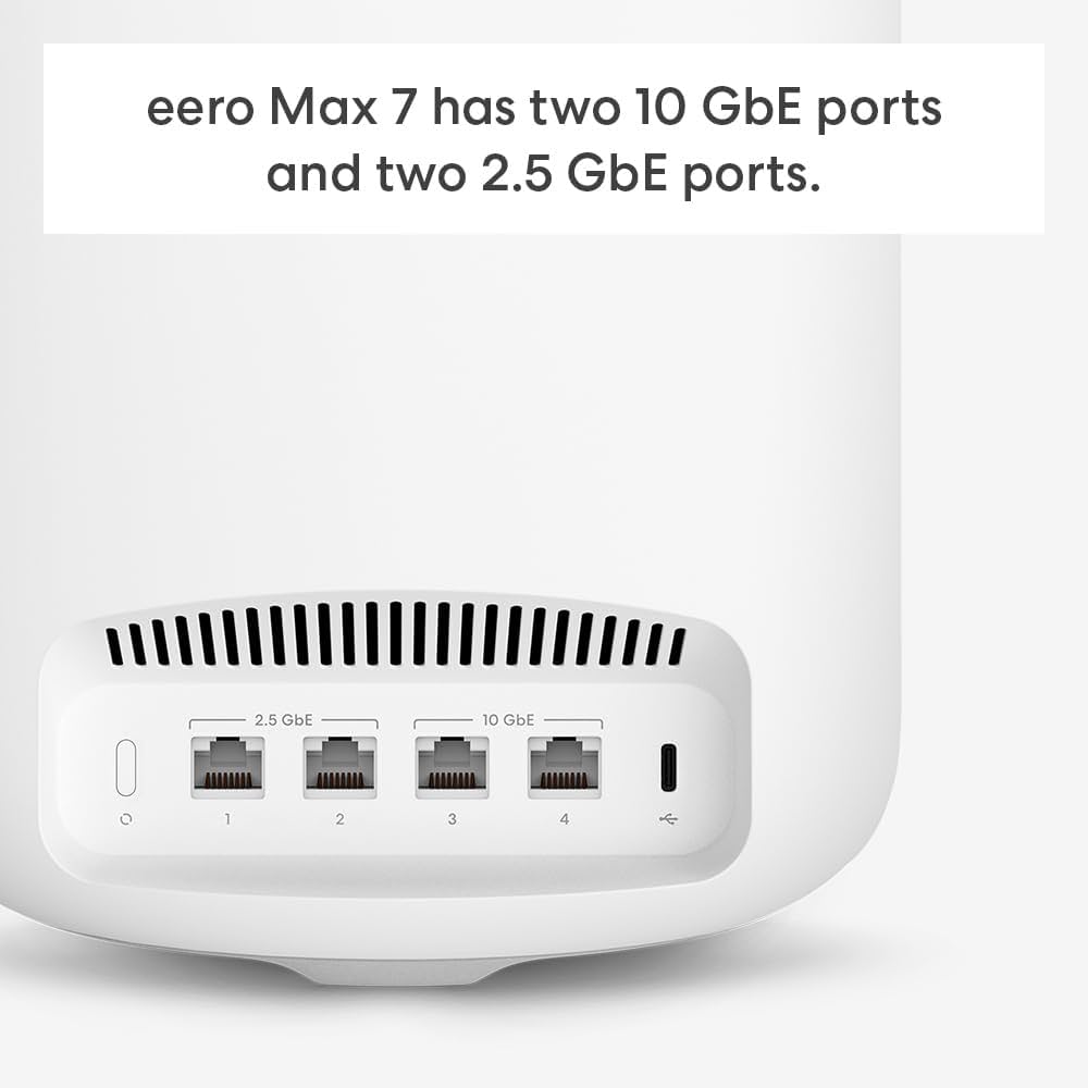 eero Max 7 Amazon メッシュWi-Fi Amazon eero Max 7 tri-band mesh wifi router | Up to 9.4 Gbps