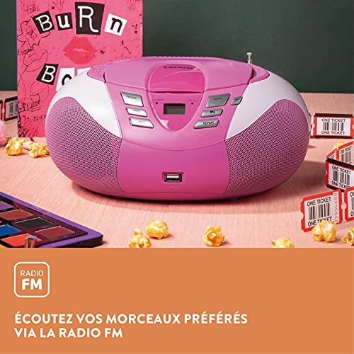 Lettore CD Boombox Lenco SCD37RZ - Lettore CD /