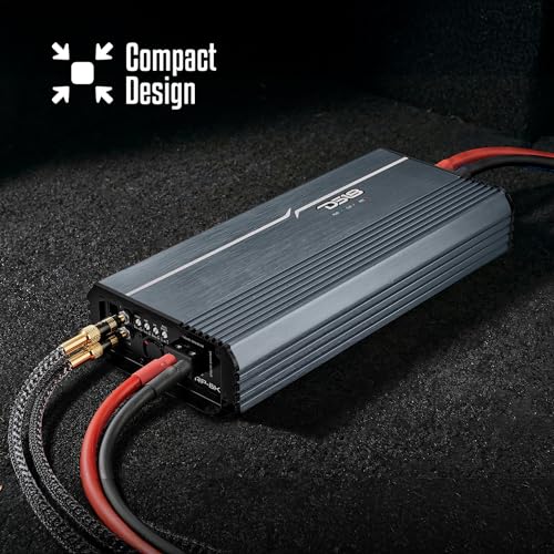 Image of DS18 FRP-8K /TI Compact Monoblock Full-Range Class-D Amplifier - 8000W RMS @ 1Ω | High-Power Car Audio Amp | Smart Cooling, LED Clipping Indicator, Variable Filters, 0GA Inputs