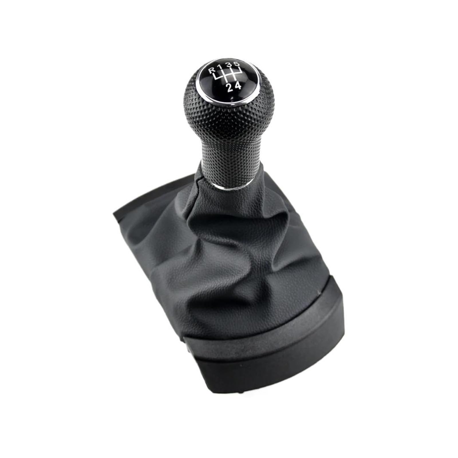 Lvgvzttgkm 5 Speed Gear Shifter Knob For Seat Ibiza 2002-2008 Leather Stylish