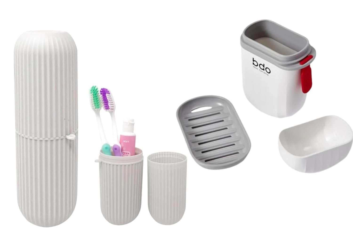 PURCHASE ZONE Soap Holder Travel Portable Soap Dish, Creative Soap Box Waterproof Soap Storage Container Household Soap Dish [1 Pcs Travel Soap Case 1 Pcs Toothbrush ] (Multicolor, Pack of 1) (B0CL4TM6WS) Amazon Price History, Amazon Price Tracker
