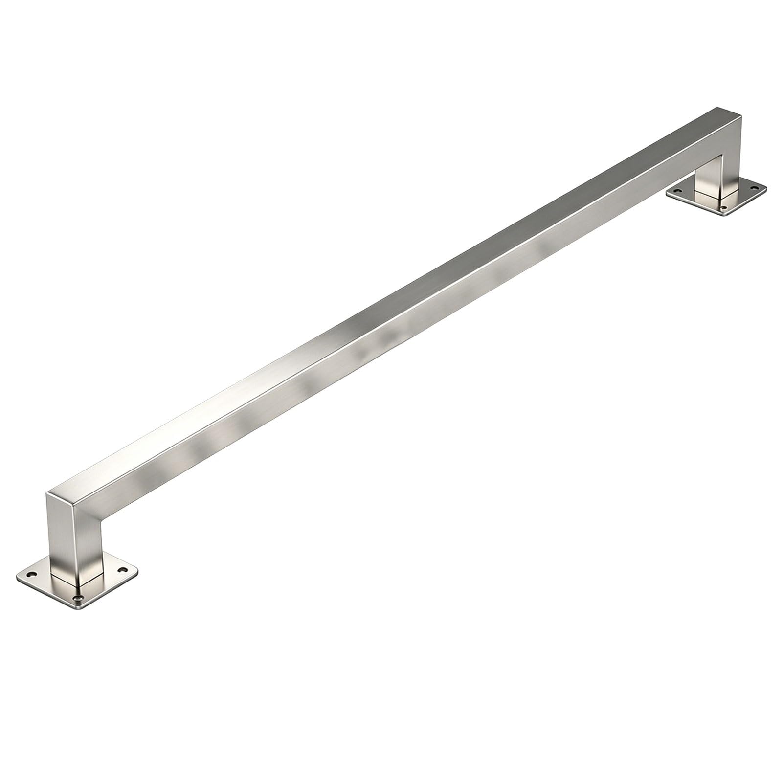 Sxbhdm One Color Stainless Steel Handrail For Stairs, 30-600Cm Wall Mounted Staircase Banister Grab Rails, Stair Railings For Indoor Outdoor Steps, Safety Stairway Hand Rails(18Ft/540Cm)