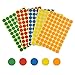 5250 Étiquettes 19mm Rondes Gommettes Autocollantes, 5 Couleurs Auto-adhésives Étiquettes de Codage, Colorés Point Cercles Étiquettes Autocollants Pour Bureau Ecole Calendriers