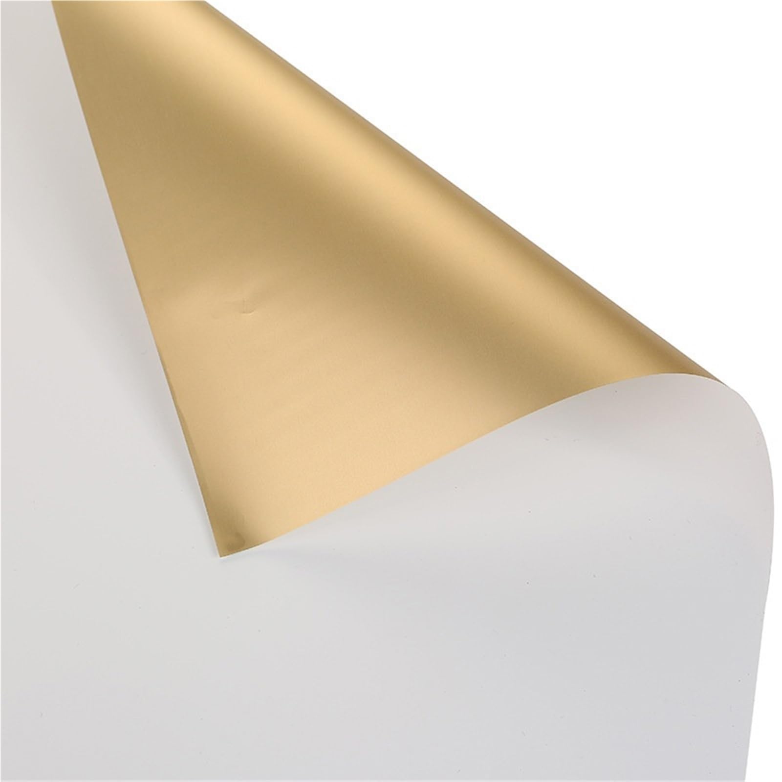 Papel De Regalo 10 unids/set 60 * 60cm papel for envolver flores impermeable envoltorio for manualidades decoración de boda(Milk white)