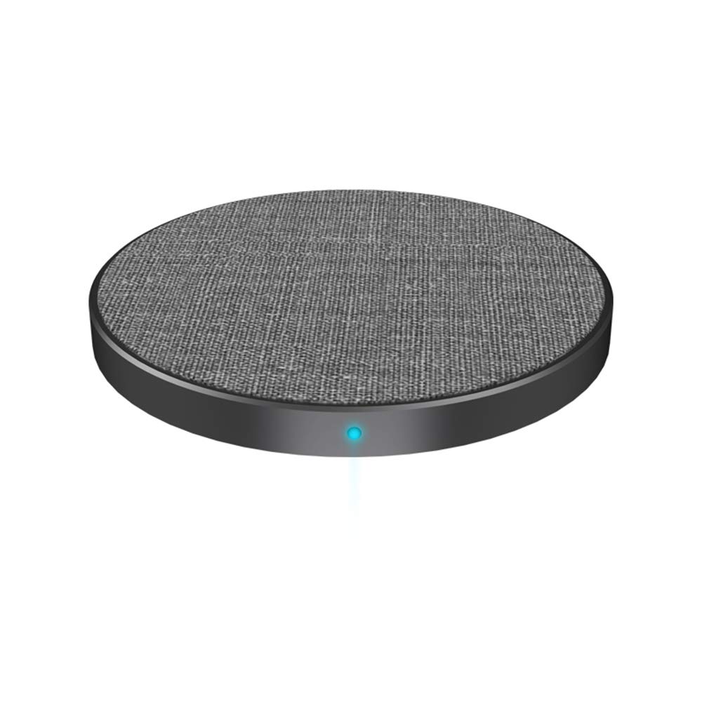 Caricatore Wireless Rapida Adattatore QC 3.0, Ricarica Wireless Veloce Qi Quick Charge 3.0 da 7,5W per iPhone XS Max XR X 8 Plus, 10W per Samsung Galaxy S9 S8 S7 Note 9/8, Gray