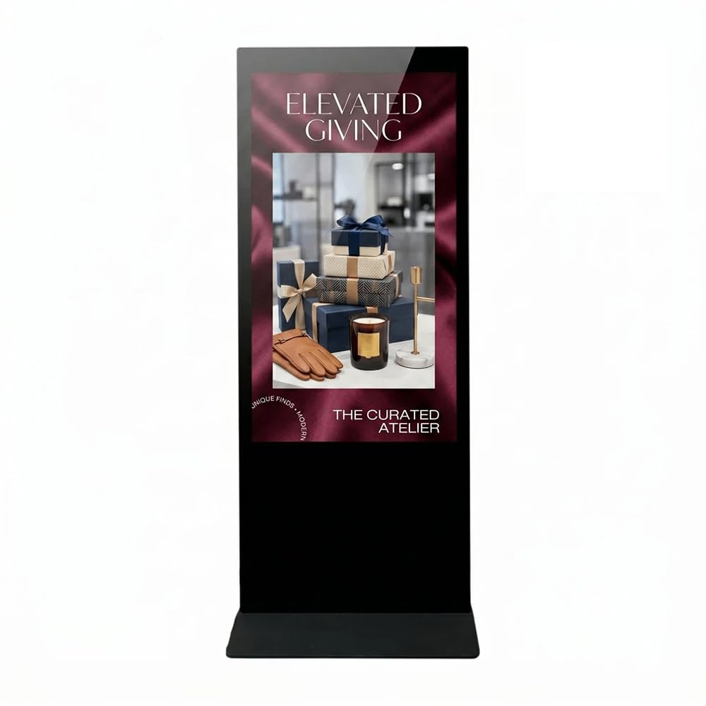 BARCELONA LED Totem Digitale 55" Touch Full HD Android Pubblicità