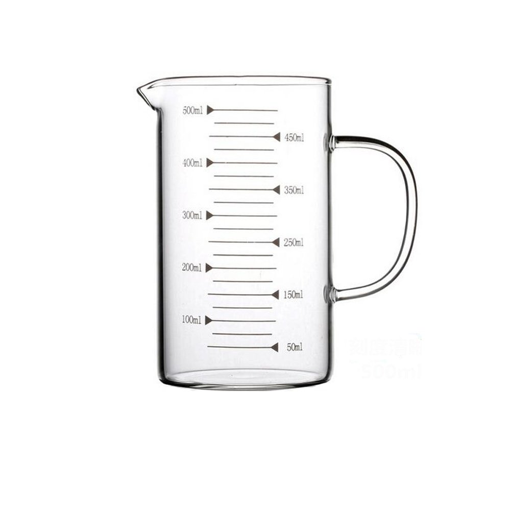 Borosilicate Glass Measuring Cup with Spout 500ml