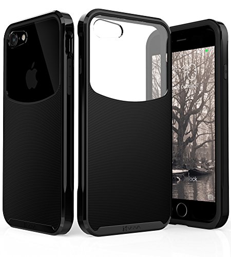 iPhone 8 Case, iPhone 7 Case, Vena [Harmony] Wave Texture [Hybrid Clear Back Panel][CornerGuard Drop Proof] Slim Fit Cover for iPhone 8, iPhone 7 (4.7