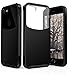 iPhone 7 Case, Vena [Harmony] Wave Texture [Hybrid Clear Back Panel][CornerGuard Drop Proof] Slim Fit Cover for Apple iPhone 7 (4.7"-inch) (Jet Black/Black)