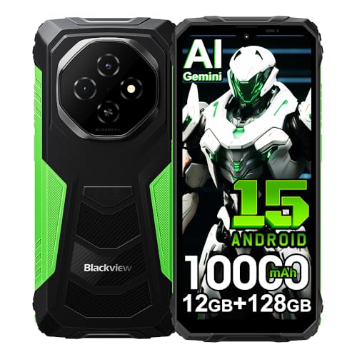 Blackview Fort 1 Android 15 Outdoor Handy ohne Vertrag 2025, 12GB+128GB/2TB Outdoor...
