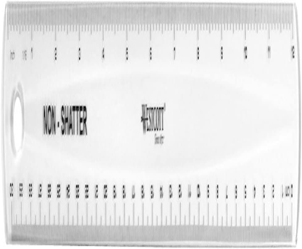 Q-Connect 300mm/30cm Clear Ruler : Amazon.co.uk: Stationery & Office ...