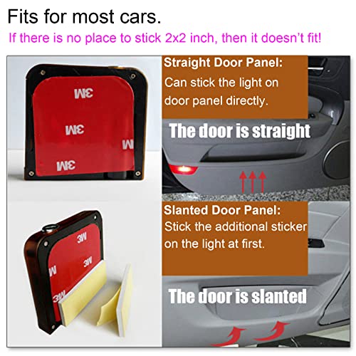 Qkxmpypl Car Door Lights Logo Projector, Wireless Welcome Courtesy Door Light, Car Interior Accessories Infrared Sensor Led Ghost Shadow Lamp (Eagle Usa Flag) #TOP7