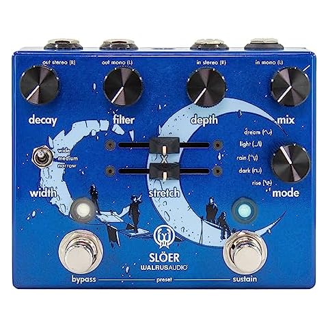 Walrus Audio SLOER Stereo Ambient Reverb, Blue Cover