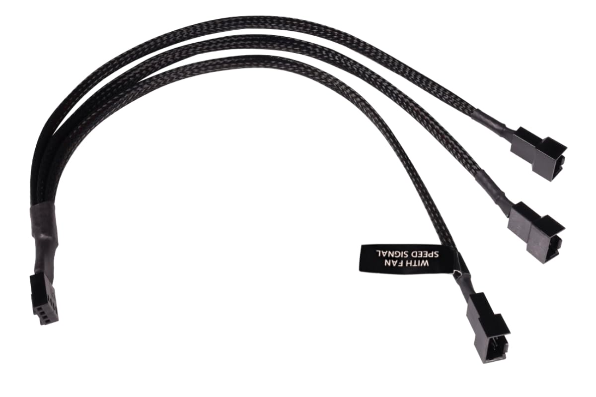 Alphacool Câble Y répartiteur de câble Y 4 broches vers 3 x 4 broches PWM 30 cm