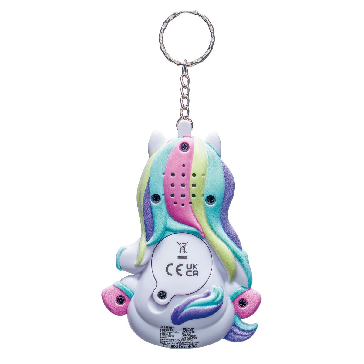 Lexibook, Consola My Best-E Licorne con Pantalla LCD y Llavero, Rosa, JLMBUNI