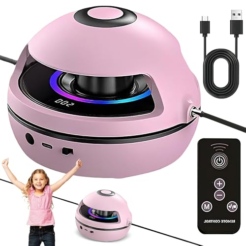 Elektronische Springseil Seilspringen 10 Stufen Geschwindigkeit Bluetooth Springseilmaschine Intelligente Smart Jump Rope Machine Intelligente Sprungmaschine Sportgeräte für Kinder und Erwachsene
