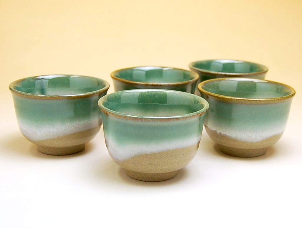 Amazon｜湯呑みセット 来客用 有田焼 晩秋 煎茶碗 5客セット 化粧