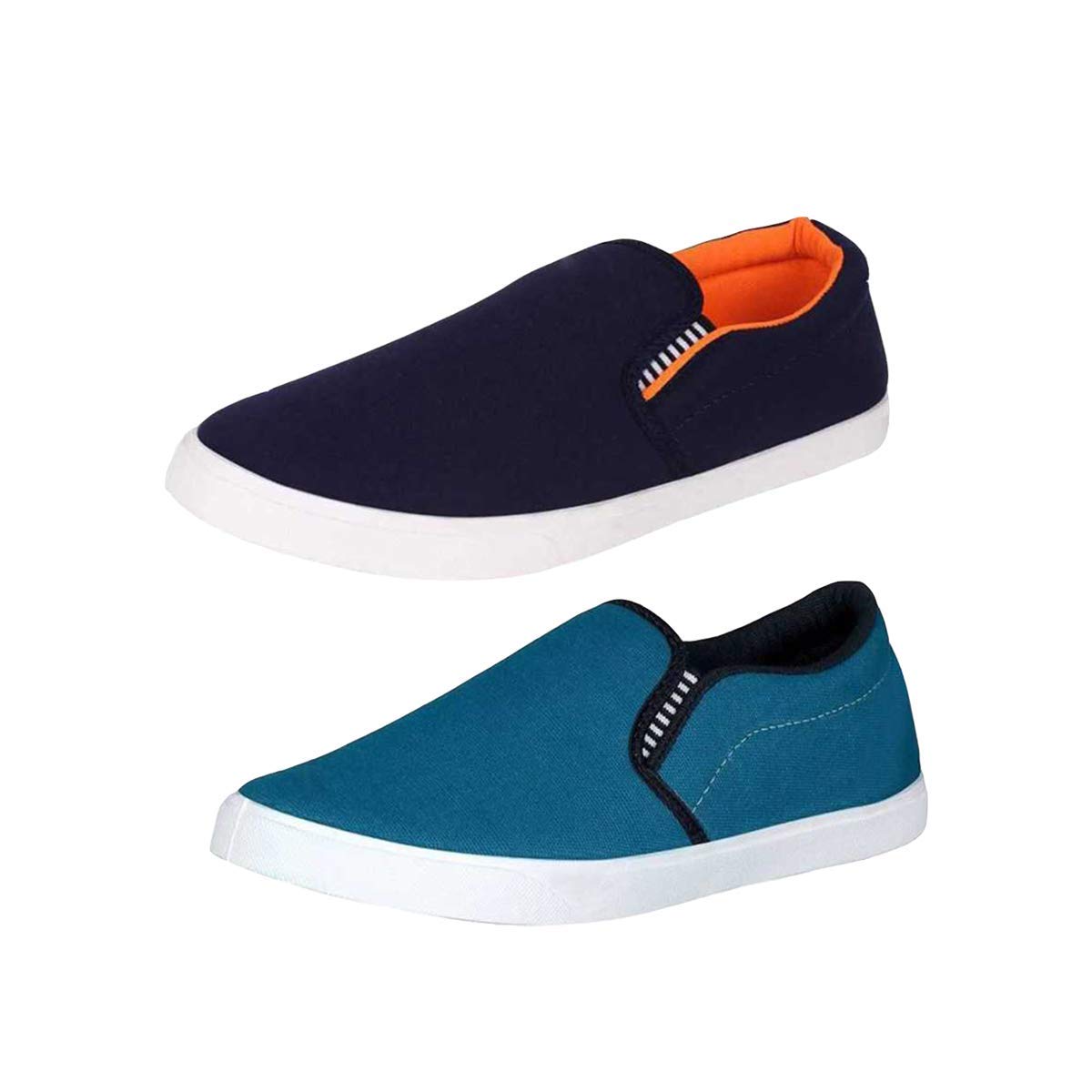 BRUTON Pack of 2 Canvas Shoes, Casual Shoes, Loafer Shoes and Sneaker Shoes Shoes for Boys (N0. 7) (B0993DZWWJ) Amazon Price History, Amazon Price Tracker