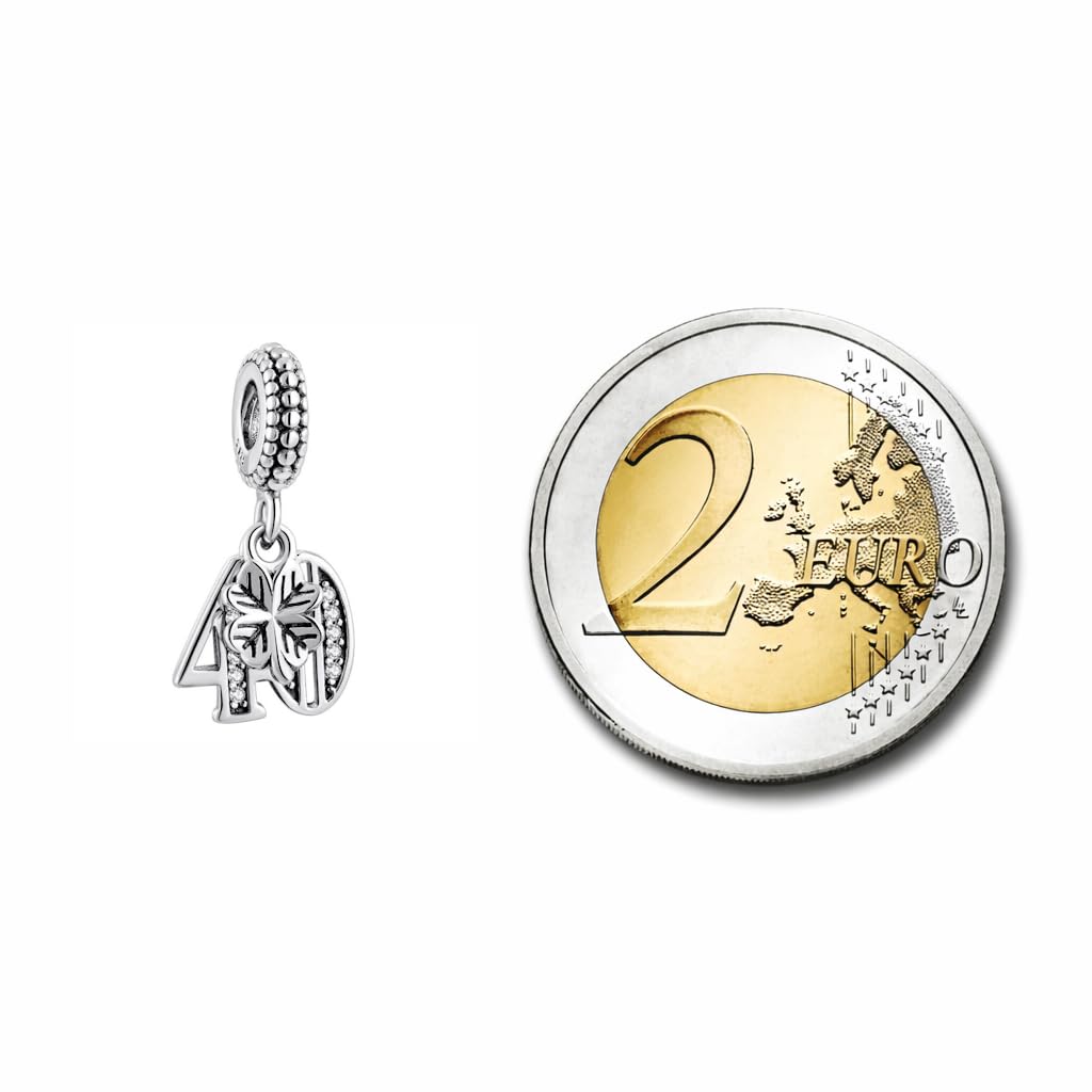 Charm Años Compatible Todas las Marcas Cumpleaños Aniversario Colgantes Originales Encanto Cuentas Plata 925 Mamá Cuenta Amuleto Suerte Corazón Familia Navidad Mujer
