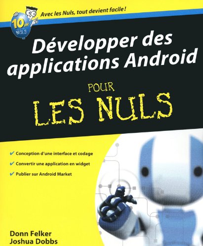 Télécharger Developper des applications Android pour les Nuls PDF