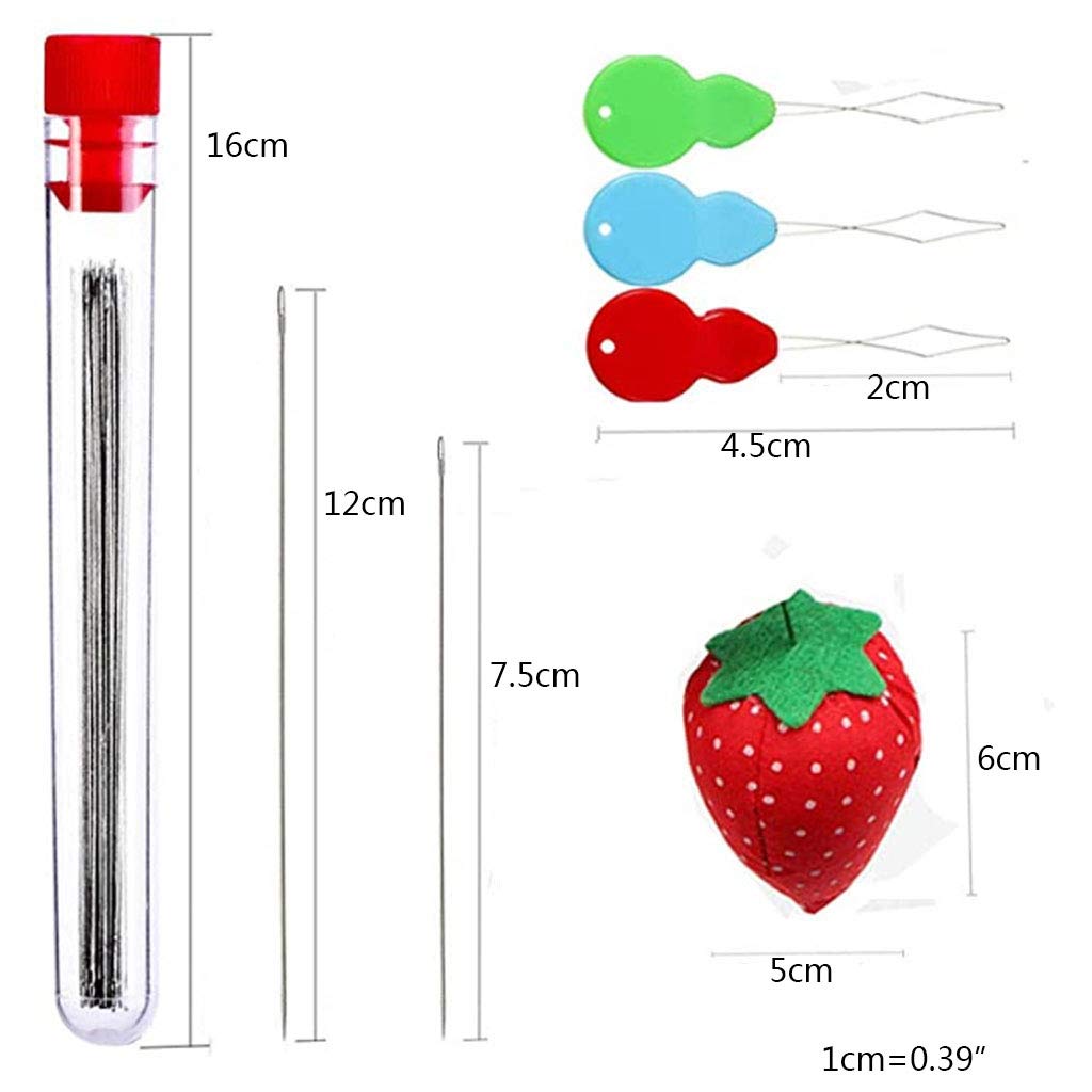 Grilles À Carreaux Rouges Pour Poignet, Lot De 6 Coussins Pour Épingles
