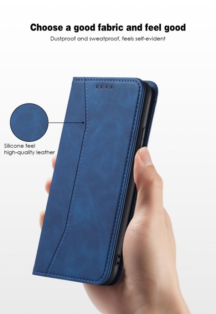 Generic Custodia Compatibile con Samsung Galaxy A57 5G (Nero) Custodia a Portafoglio in Pelle con Porta Carte con Tracolla